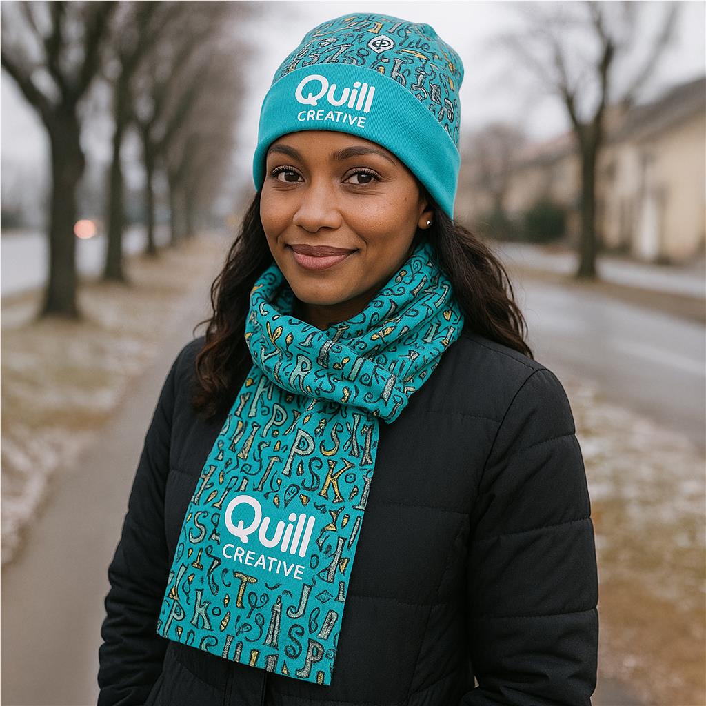 Hoppla Snowflake Polar Fleece Beanie